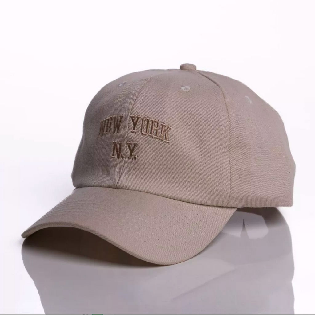 Boné Ny New York Retro Basebol Aba Curva Masculino e Feminino