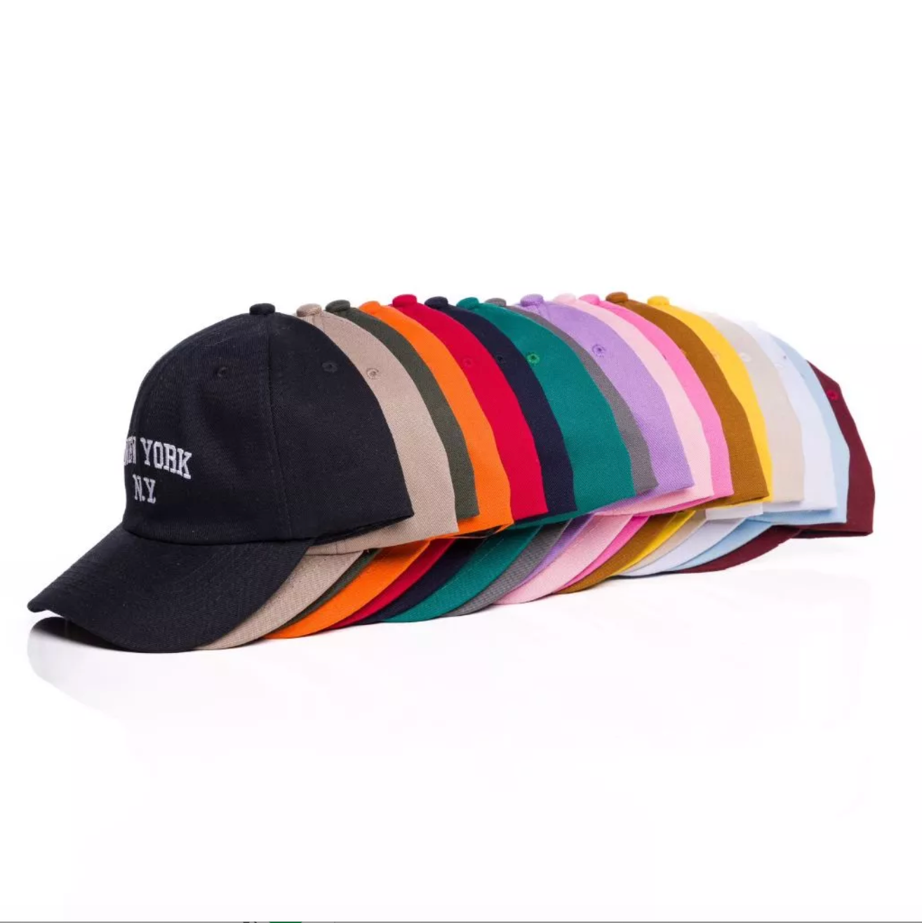Boné Ny New York Retro Basebol Aba Curva Masculino e Feminino
