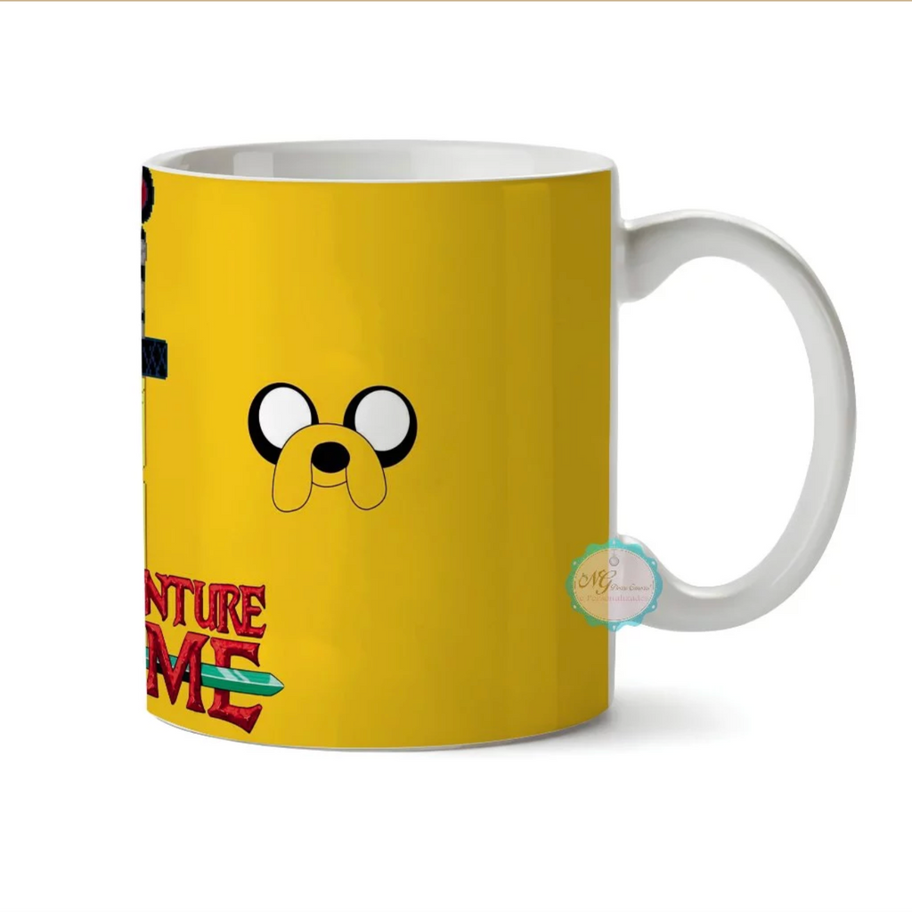 Caneca Hora Da Aventura Adventure Time Jack E Finn