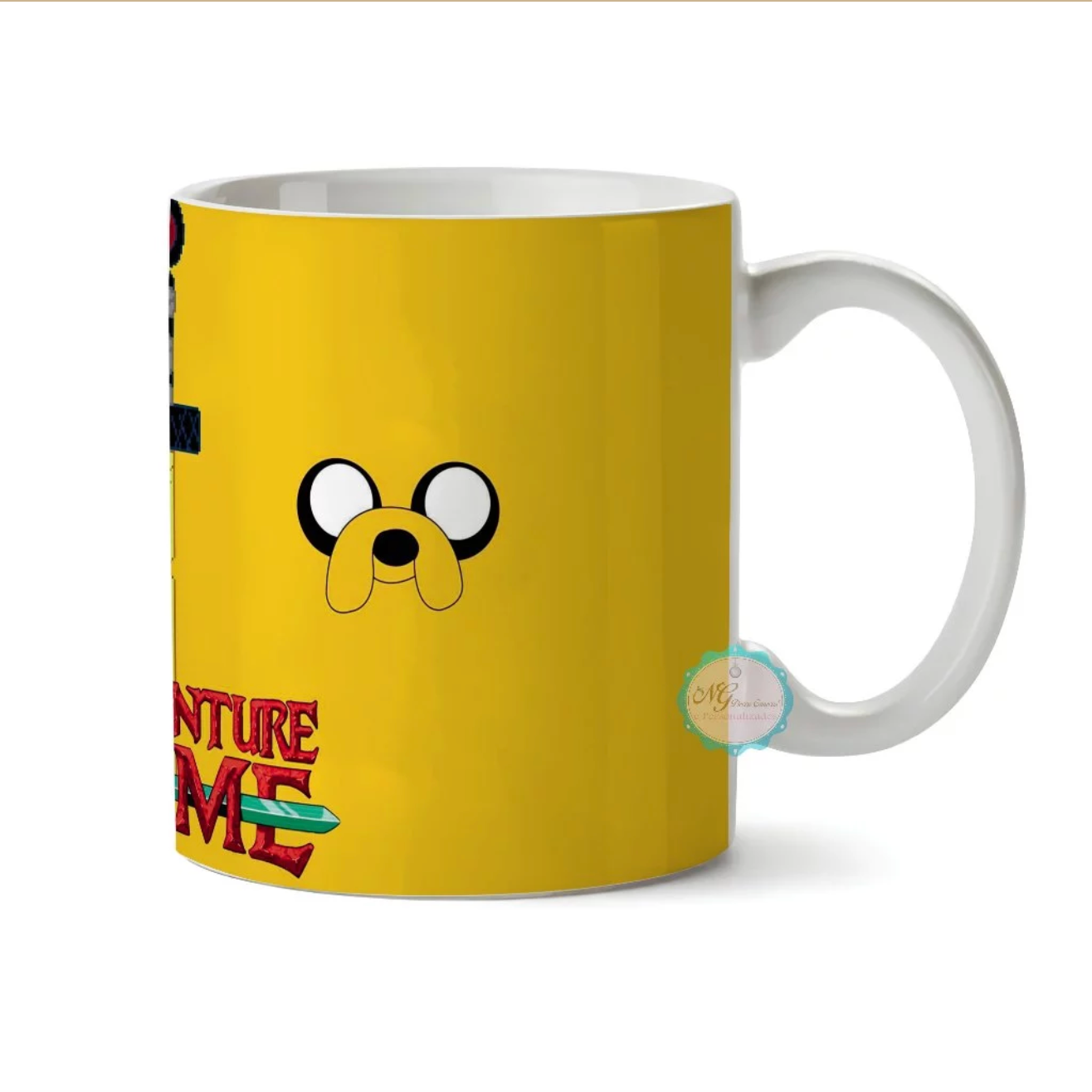 Caneca Hora Da Aventura Adventure Time Jack E Finn
