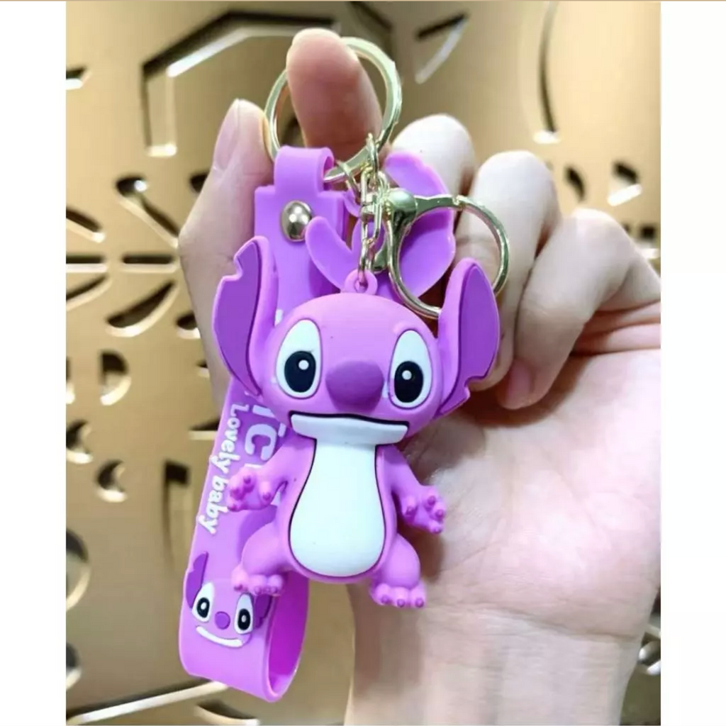 Chaveiro Stitch Fofo Chaveiro 3D Grande Emborrachado