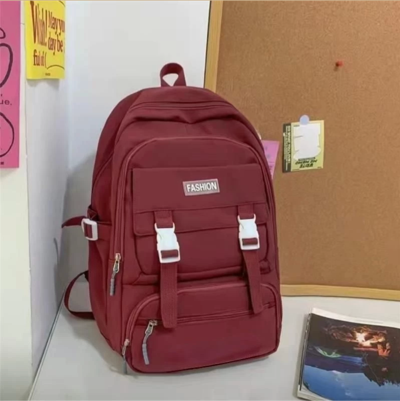 Mochila Escolar De Grande Capacidade Para Mulheres Estudantes
