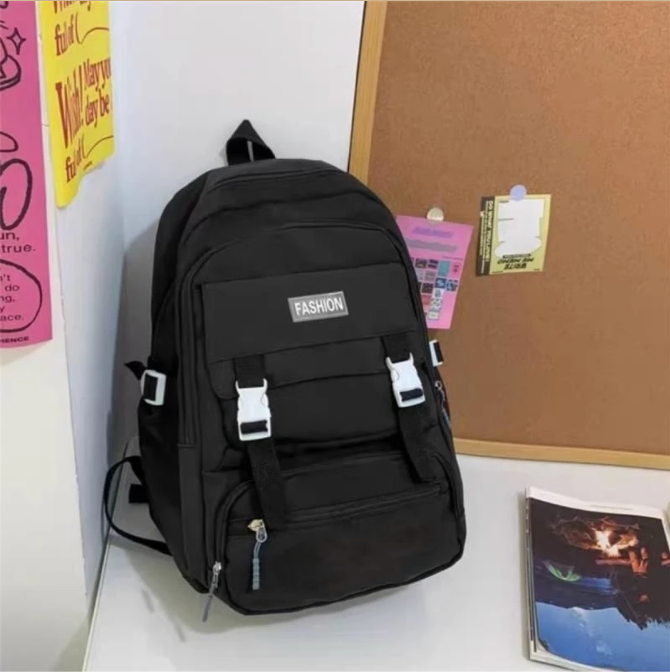 Mochila Escolar De Grande Capacidade Para Mulheres Estudantes